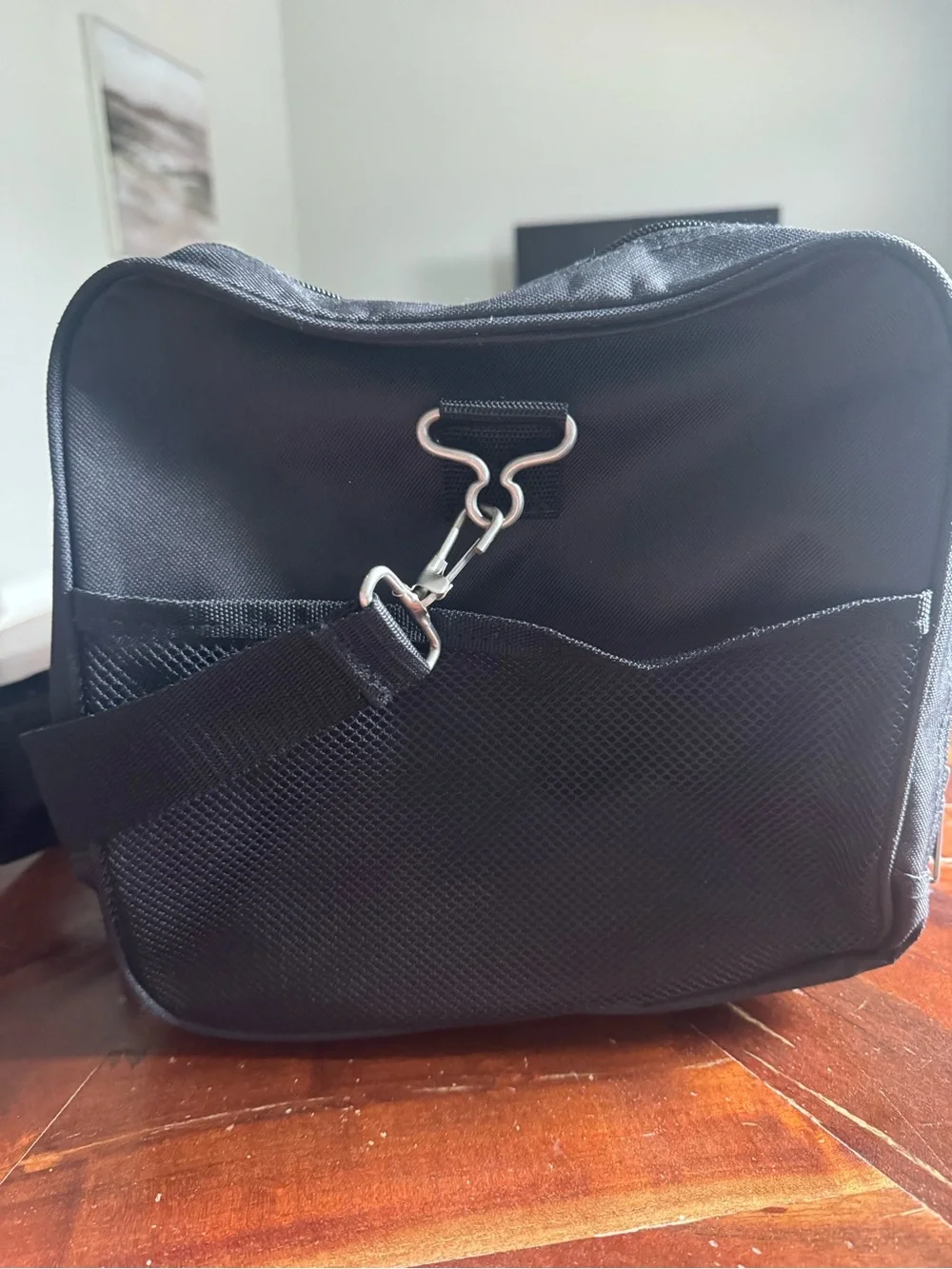 Black Men's Duffel Bag — Travel & Gym Carryall